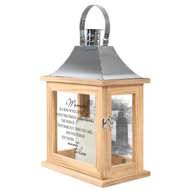 "A Memory" Memorial Lantern for wholesale by Gift & Garden by Carson