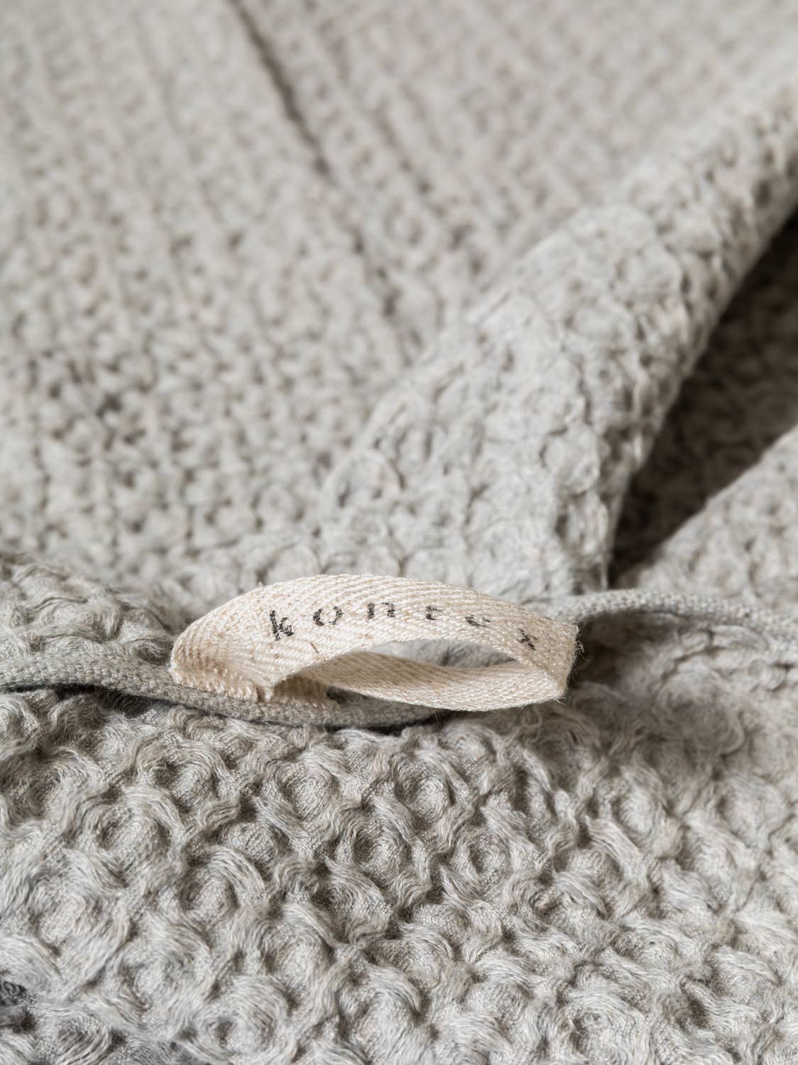 Morihata International Ltd. Co. - Wholesale Bath Towel - Lattice Linen Towel, Ice Grey3