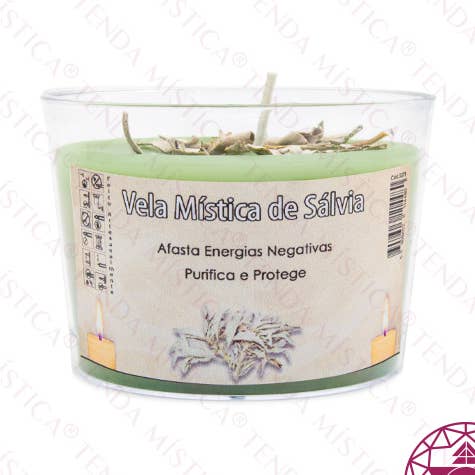 Mystic Candle - Sage for wholesale by Tenda Mística
