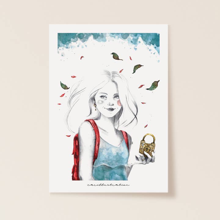 Stampa Brújulas per la vendita all'ingrosso da parte di Carillustration