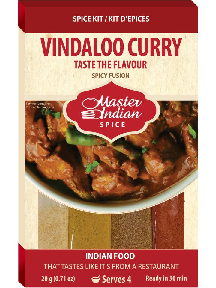 Vindaloo Curry - Cooking Spice Kit for wholesale by Master Indian Spice