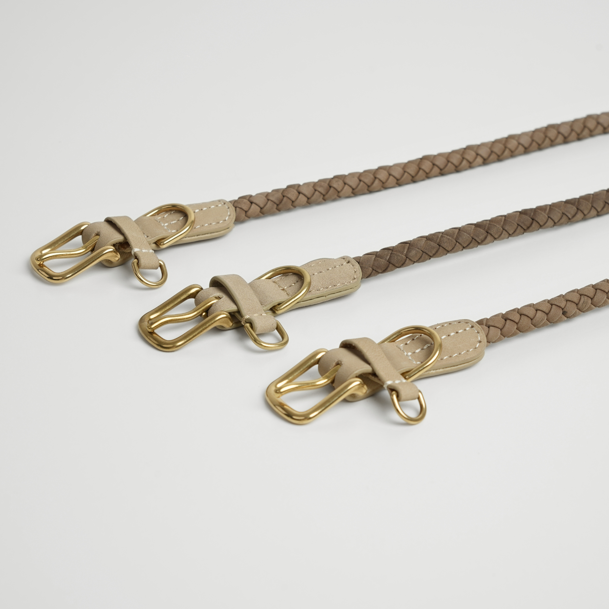 Staey - Wholesale Pet Collar - Dog - Kaia Braided Dog Collar | Taupe3