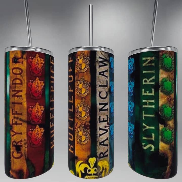 Hogwarts house tumbler for wholesale by Boss N Babes Wholesale