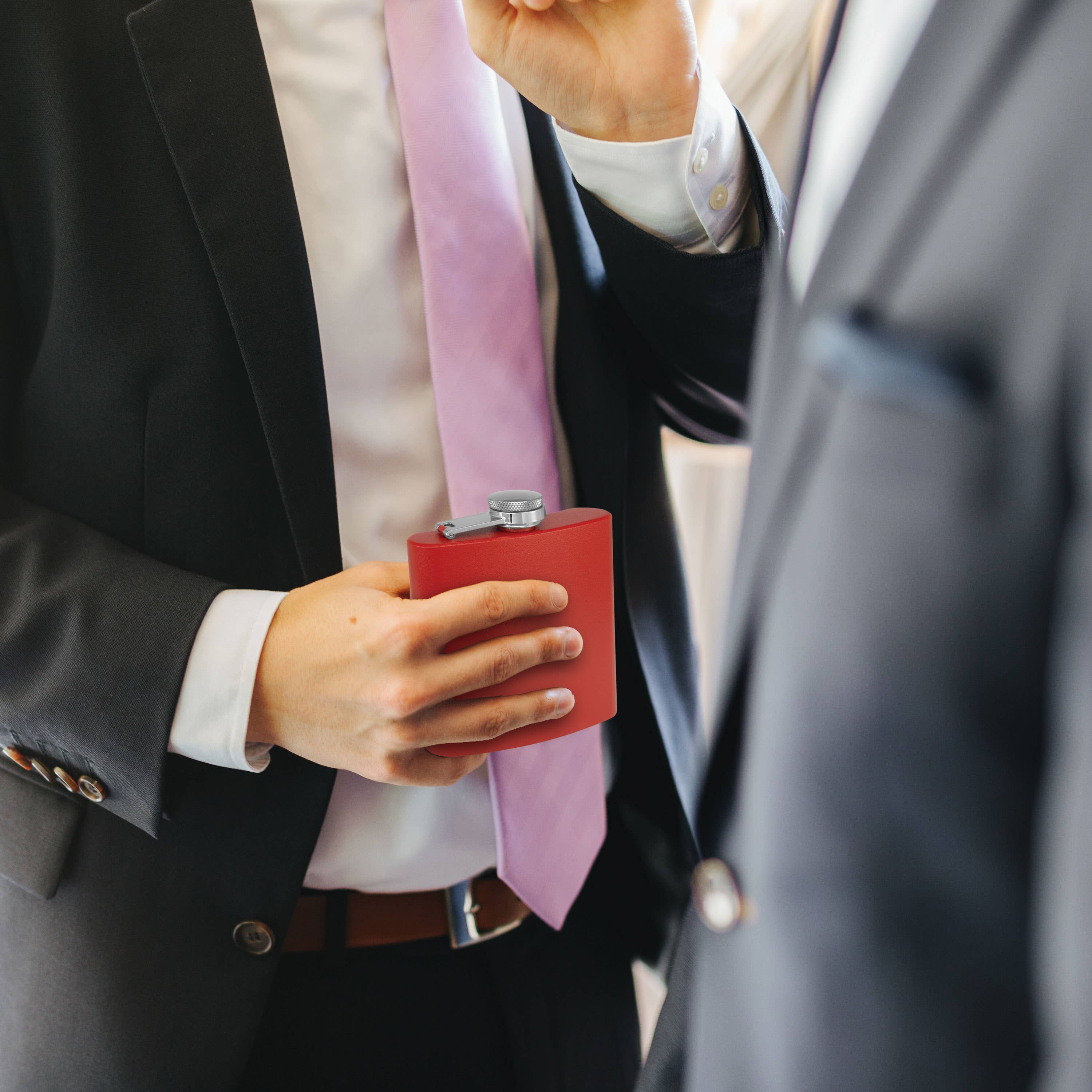 Clear Water Home Goods - Vente Flasque - Flacon à hanche en acier inoxydable de 6 oz avec entonnoir | Flacon revêtu de poudre7