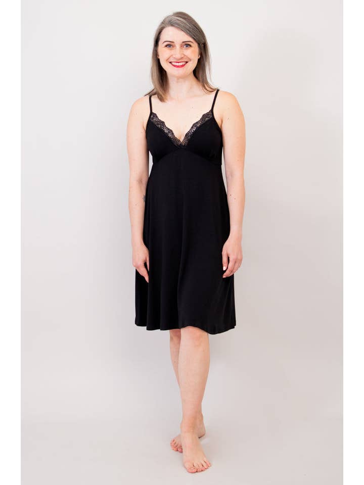 Blue Sky Clothing Co LLC - Vendita all'ingrosso Vestito - Donna - Abito sottoveste Mina, nero, bambù8