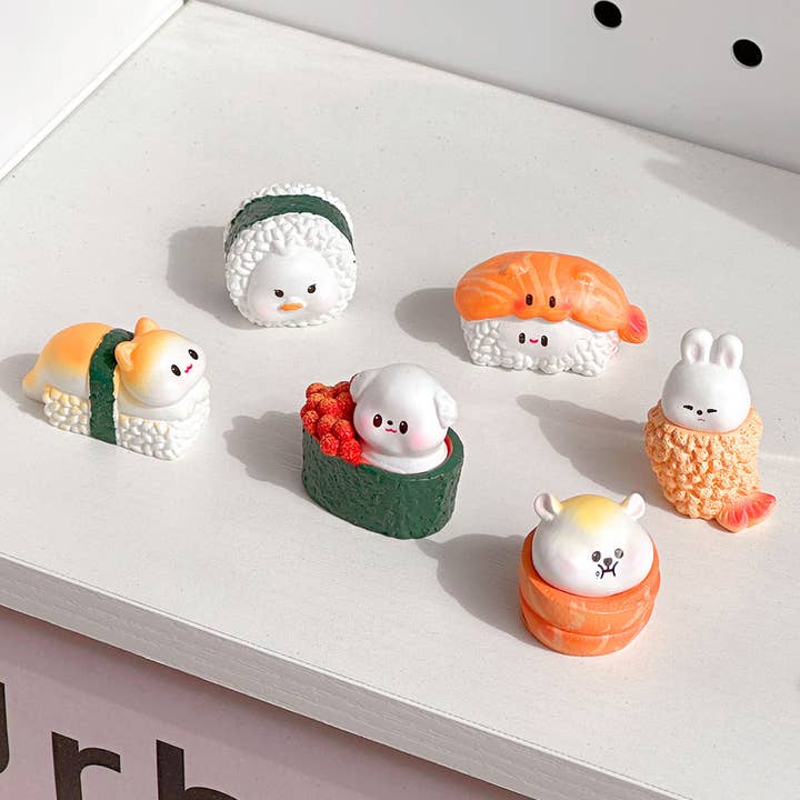 K_Wonderland - Wholesale Decorative Figurine - Random Sushi Animal Miniature Figure – Blind Box Toy