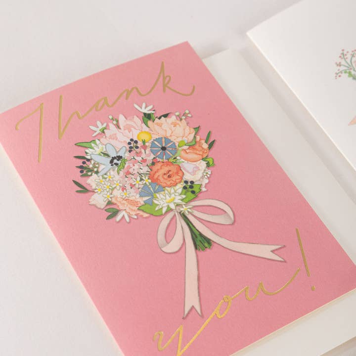 Karen Adams Designs - Wholesale Bedanktkaartje - Thank You Bouquet Wenskaart1
