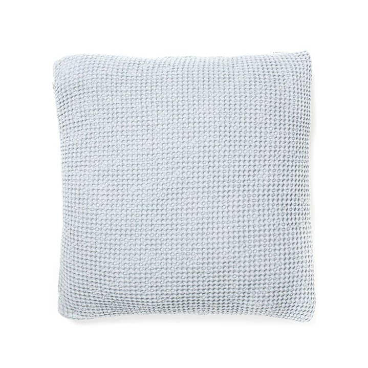 MagicLinen - Wholesale Throw Pillow Cover - Waffle throw pillow cover | Cushion cover in Light gray