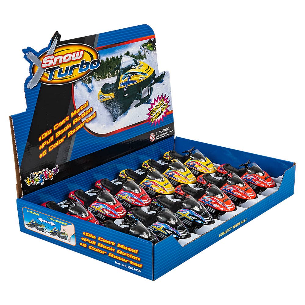 La Luna Bella - Toys - Wholesale Toy Car/Truck - Kids - 5" DIE-CAST PULL BACK SNOW TURBO 12/DISPLAY LLB Car Toys1