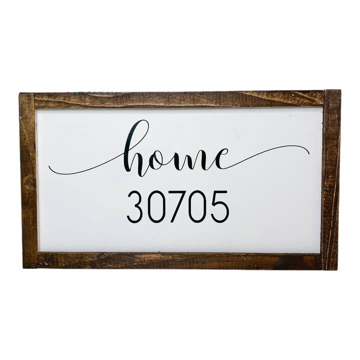 Joshua Jar - Wholesale Sign - Home Zip Code Sign-Customize With Any Zip Code1