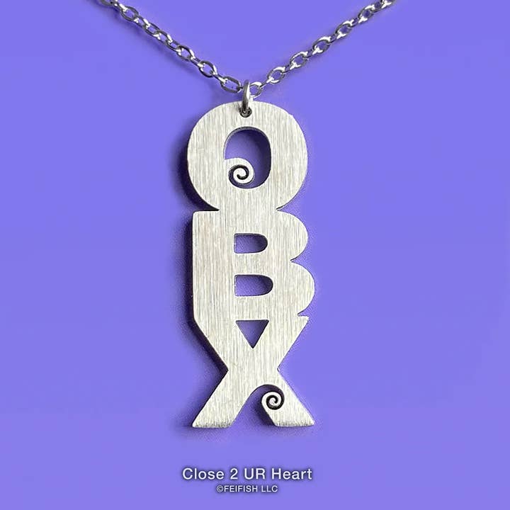 Outer Banks Waves Halskette aus Edelstahl, OBX für den Großhandel von Close 2 UR Heart