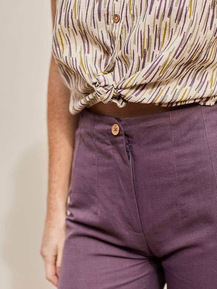 Pantalón Faren Púrpura para venta al por mayor de Tiralahilacha