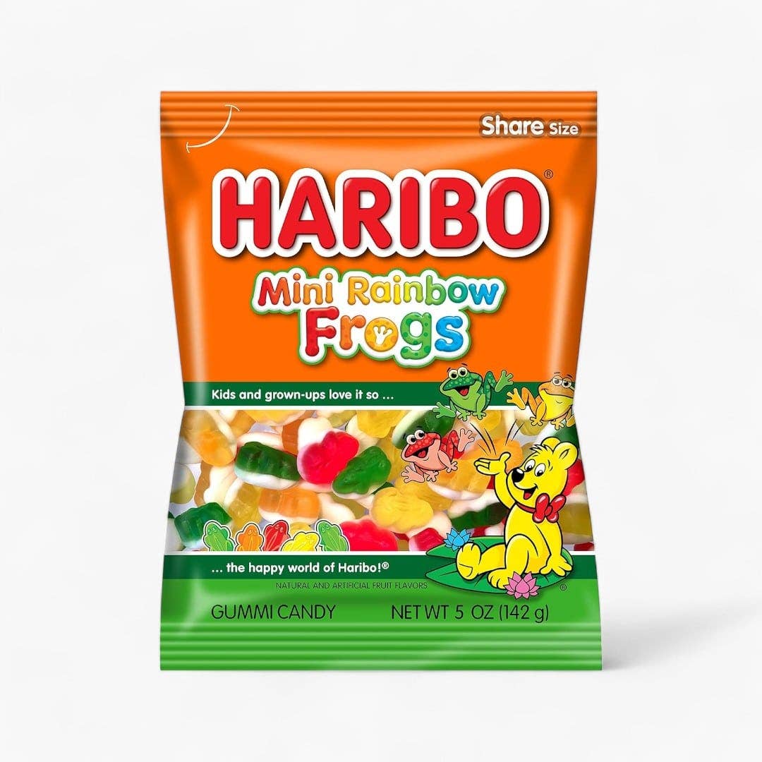 L&F Universal Goods - Wholesale Gummy - Haribo Gummies Mini Regenboog Kikkers 12/5Oz0