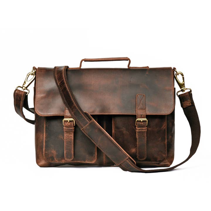 Lewisham Satchel 16 Buff für den Großhandel von Rust Sydney