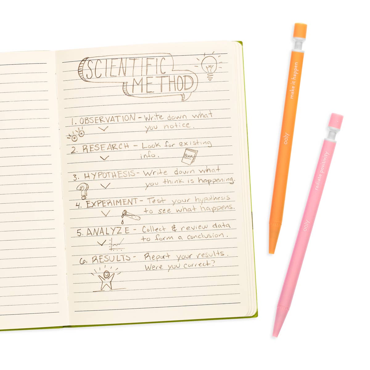 OOLY - Wholesale Pencil - Noted!: Extra Thick Graphite Mechanical Pencils (Set of 6)4