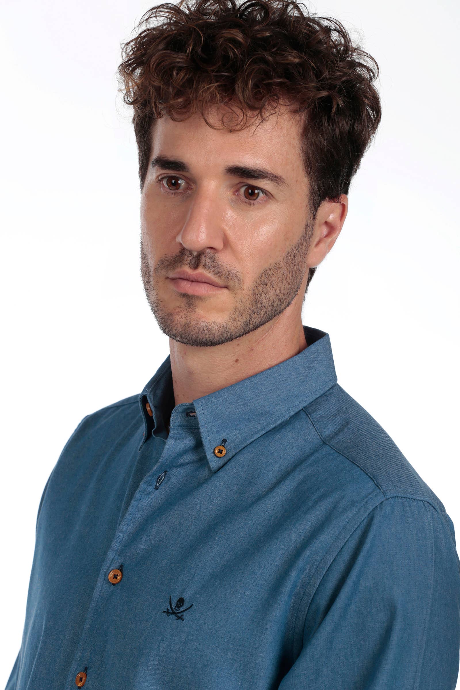 The Time of Bocha - Vente Chemise – homme - Pack de 2 Chemises en Jean Homme The Time Of Bocha QI1PK.CS-135