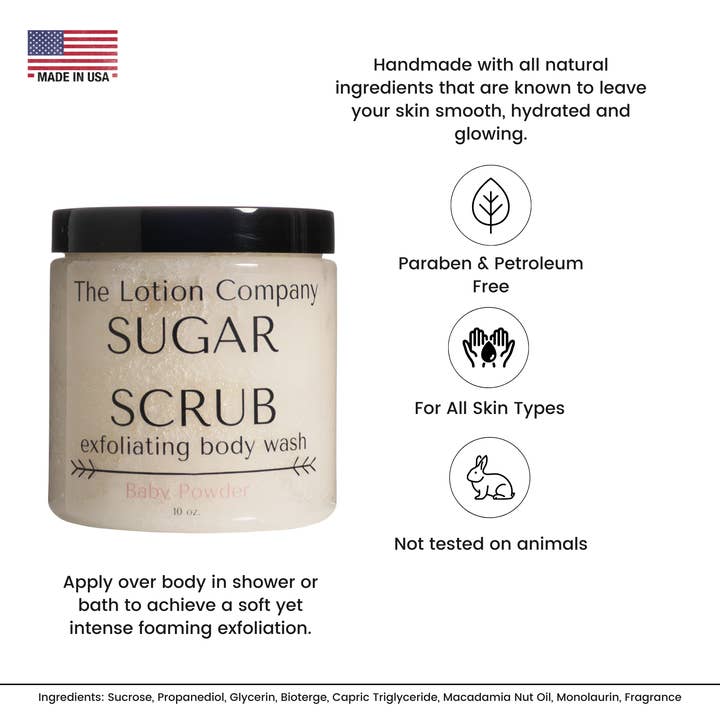 The Lotion Company – wholesale Duschtvål – Sugar Scrub Exfoliating Body Wash av Lotion Company