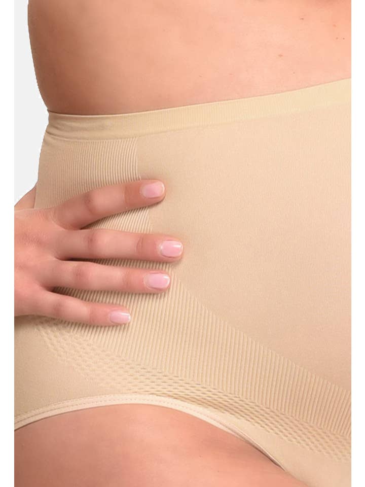 Mamsy – wholesale Underkläder - Mamma – Mamsy graviditetstrosor med hög midja, sömlösa2