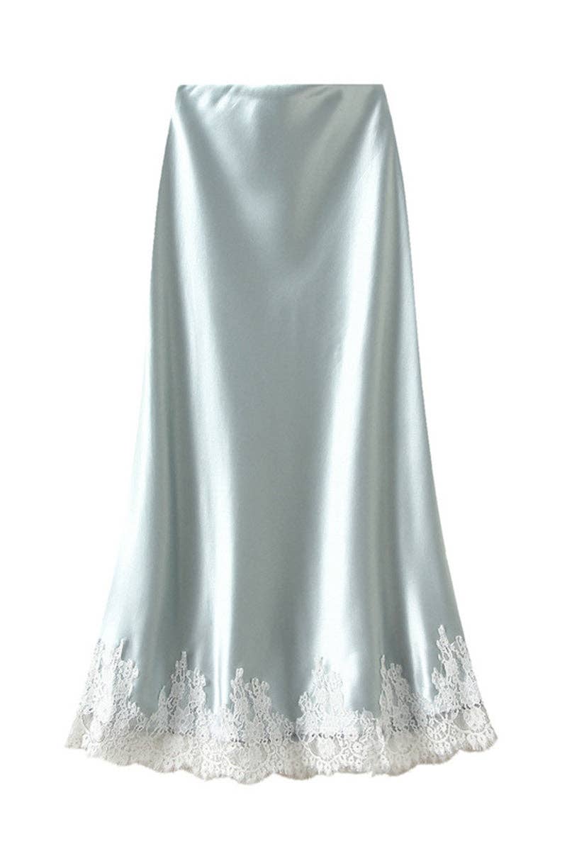 Mccolin - Wholesale Skirt - Women's - Elegant Lace-Trim Skirt2