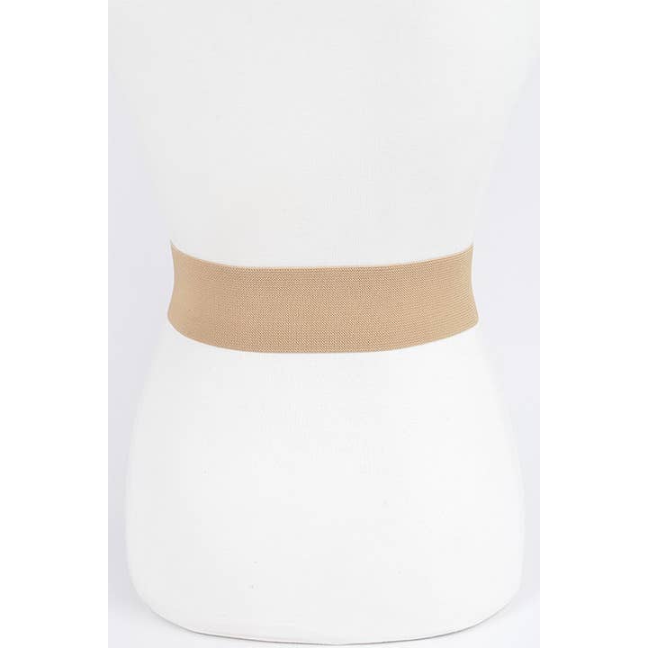 anbfashion – wholesale Belt – Women's – Rhinestone Pearl Buckles Elastic Belt PB86452