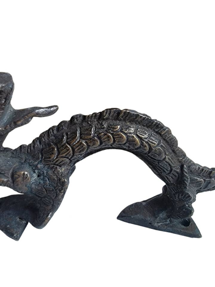 M872 Støbt Bronze Lille Dragon Håndtag/Træk for engroshandel hos Evergreen Guardian Imports