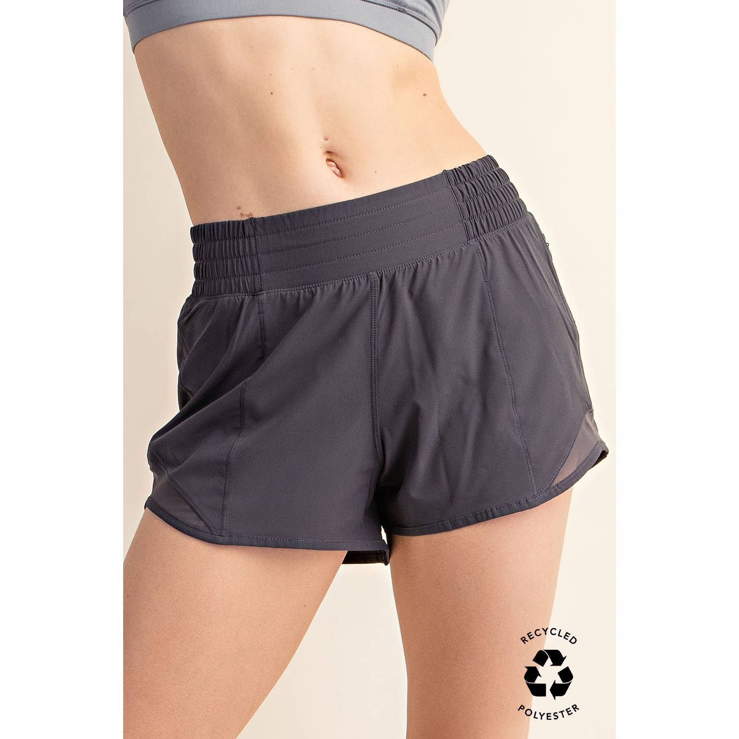 Rae Mode - Wholesale Athletic Shorts - Women's - RECYCLED ACTIVE SHORT WITH MESH52