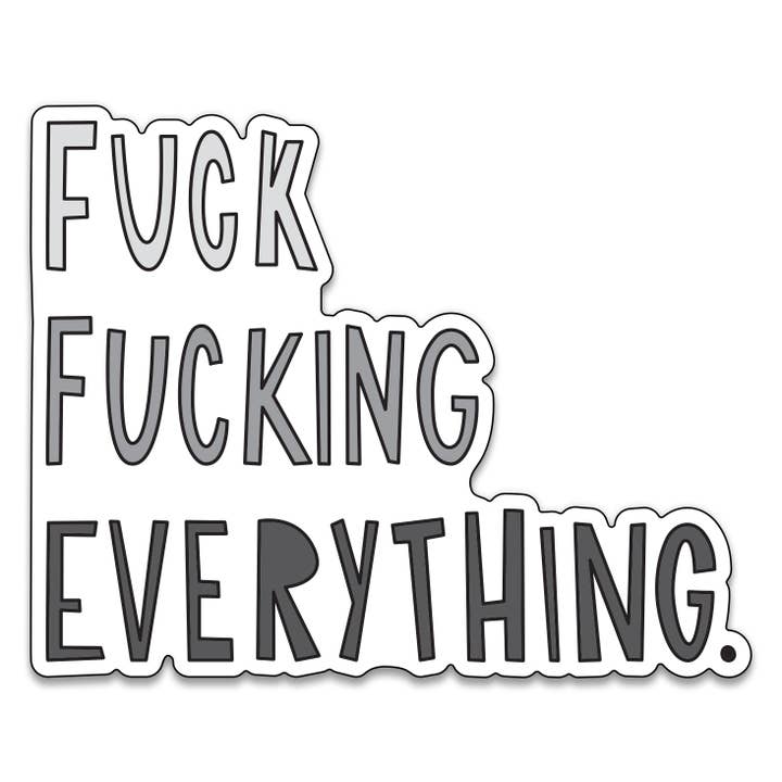 Folck Fucking Everything - Adhesivo para venta al por mayor de Near Modern Disaster