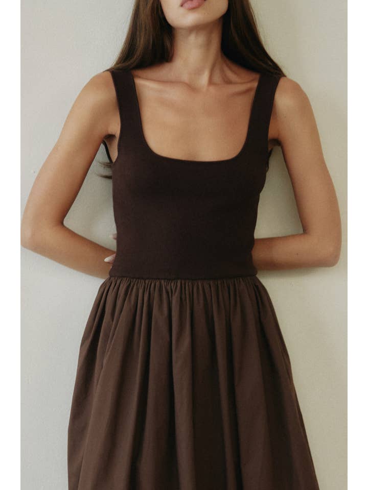 MOD REF - Wholesale Dress - Women's - The Bella Dress | Bubble Dress with Knitted Top