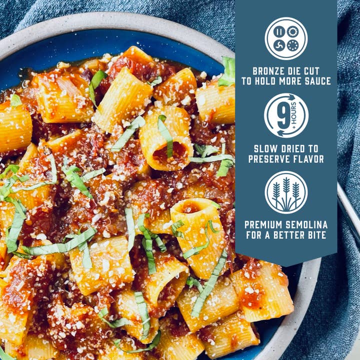 Sfoglini - Wholesale Pasta - Rigatoni, BULKÂ 10 lb case, Organic Durum Semolina Pasta