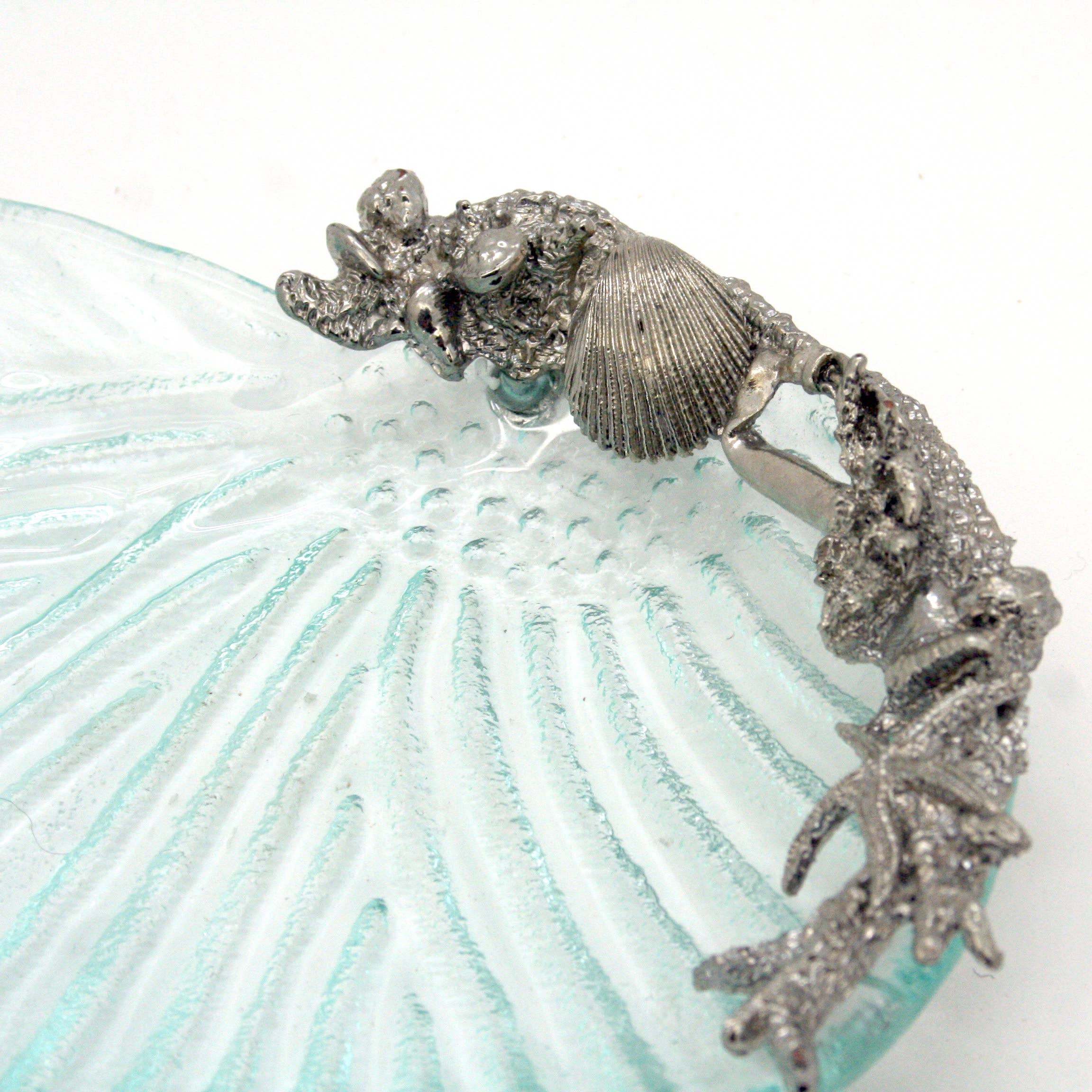 Housewares & Tabletops by Contrast Inc. - Wholesale Decorative Tray - Tray with Shell/Coral2