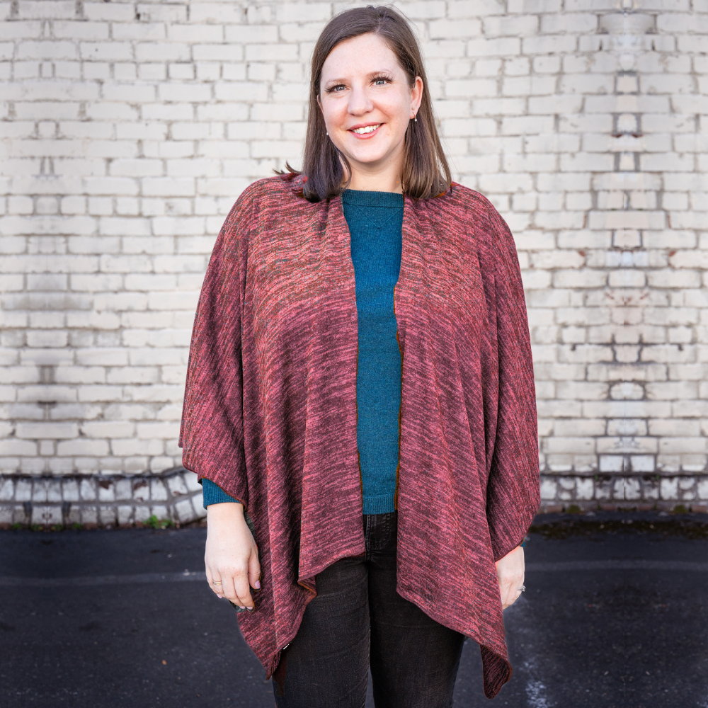 Dana Herbert – Engroshandel Wrap - Dame – Heather Jersey Wrap4