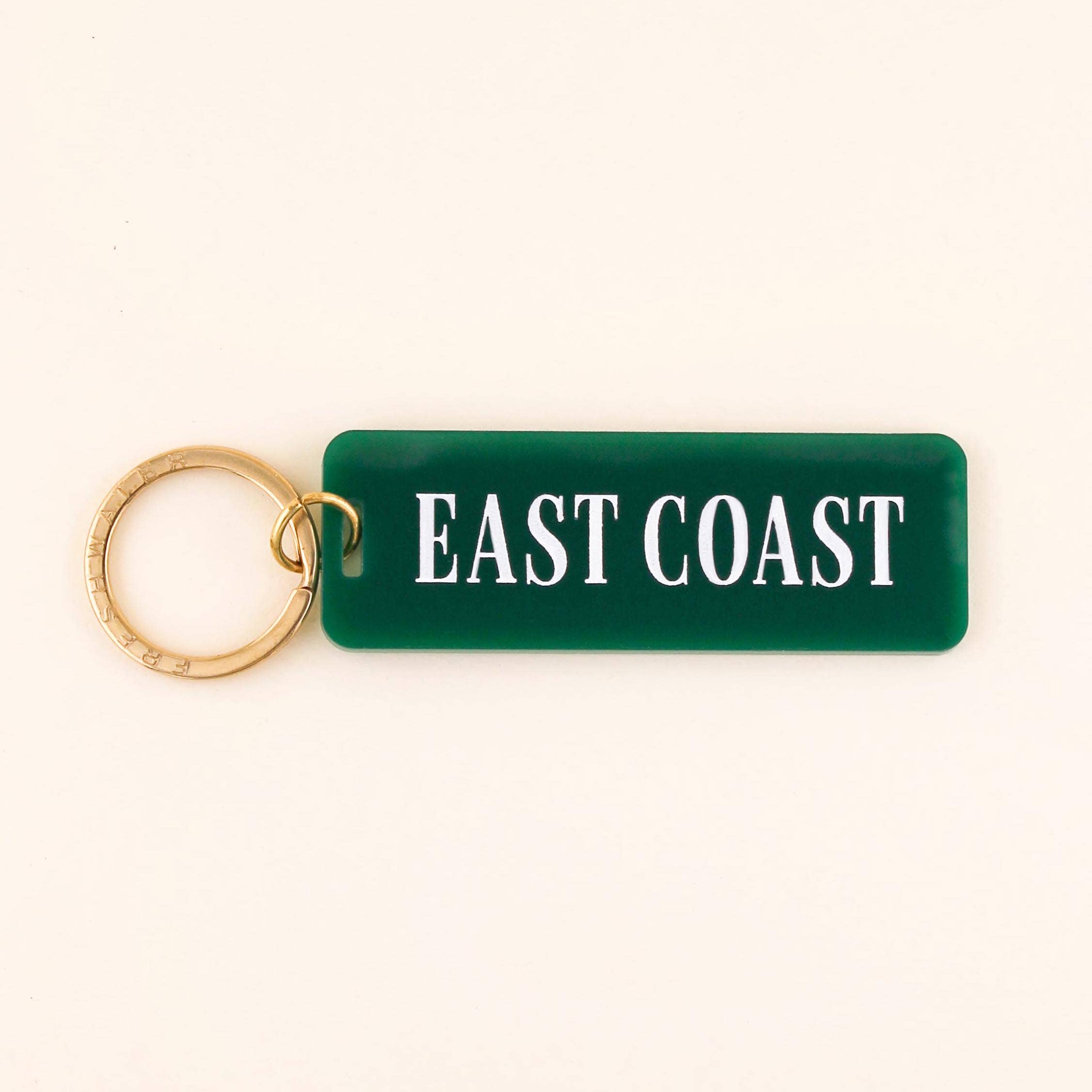 Freshwater Curated Goods - Wholesale Keychain - Unisex - East Coast Rectangle Keychain1