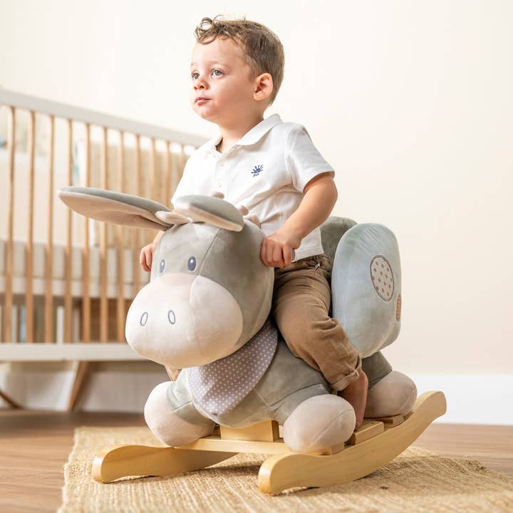 Hippychick - Wholesale Rocking Horse - Kids - Nattou - Cappuccino Rocker Donkey