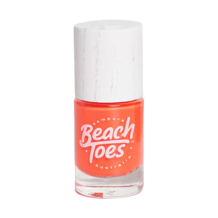 Starfish Fluoro Coral Crème Nail Polish for wholesale by Beach Toes