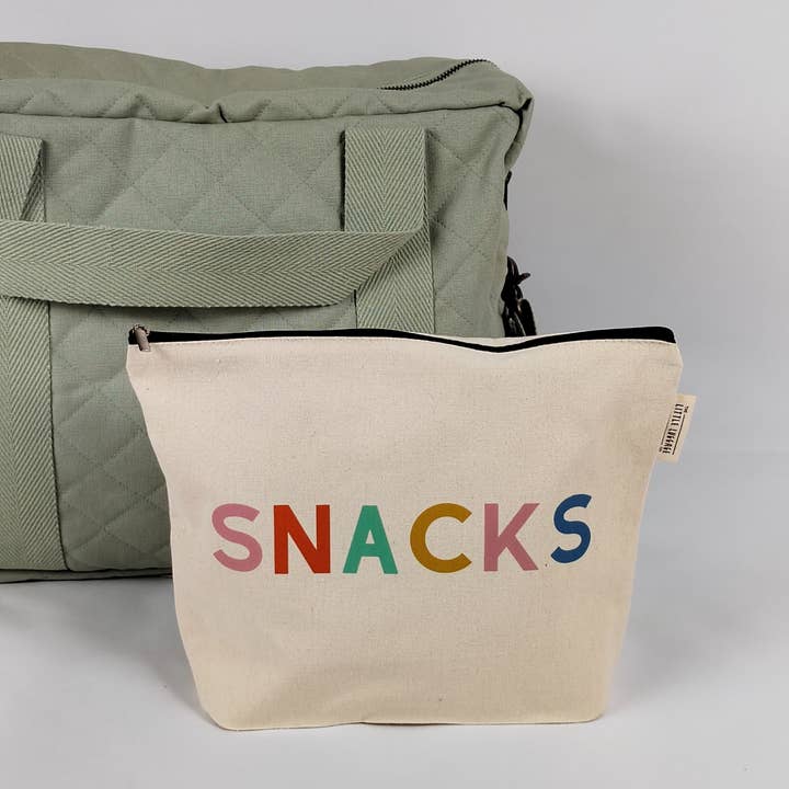 XL Snacks Zipped Pouch for wholesale by The Little luggage Co