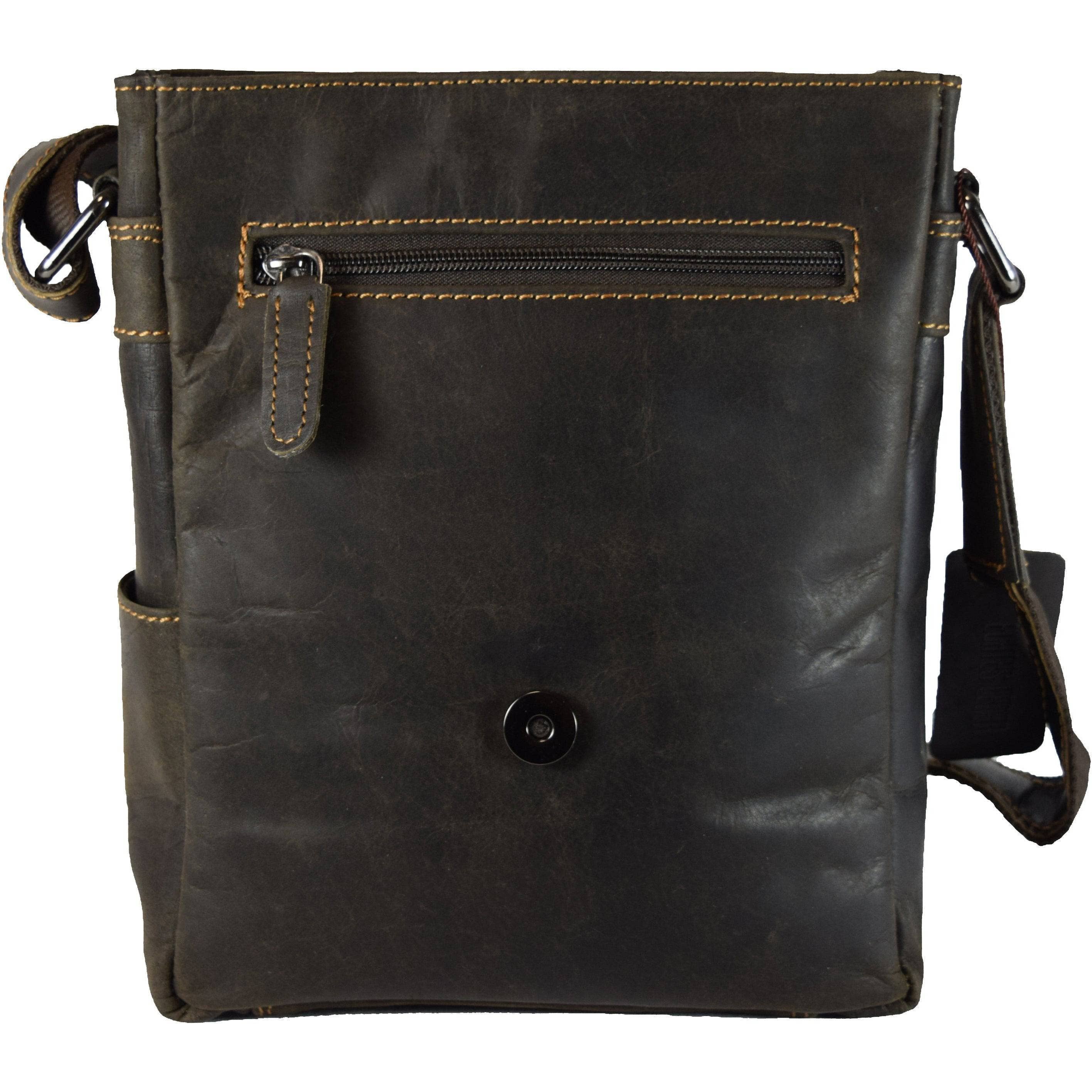 Greenwood Leather - Wholesale Messenger Bag - Unisex - Henry Unisex Mini-Messenger Bag4