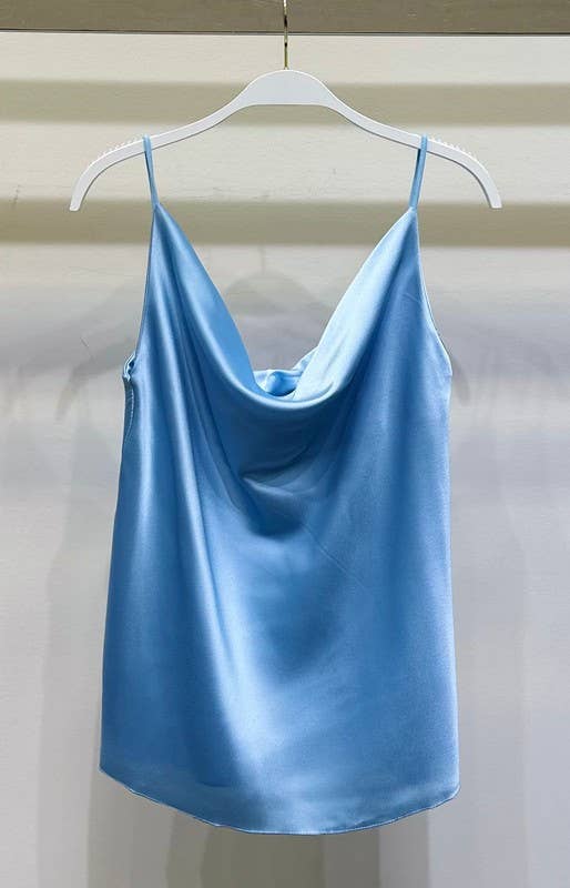 VENTI6 - Vente Chemise – femme - CAMISOLE À BRETELLES SPAGHETTI ET CAPUCHE (9861 SOLID)10