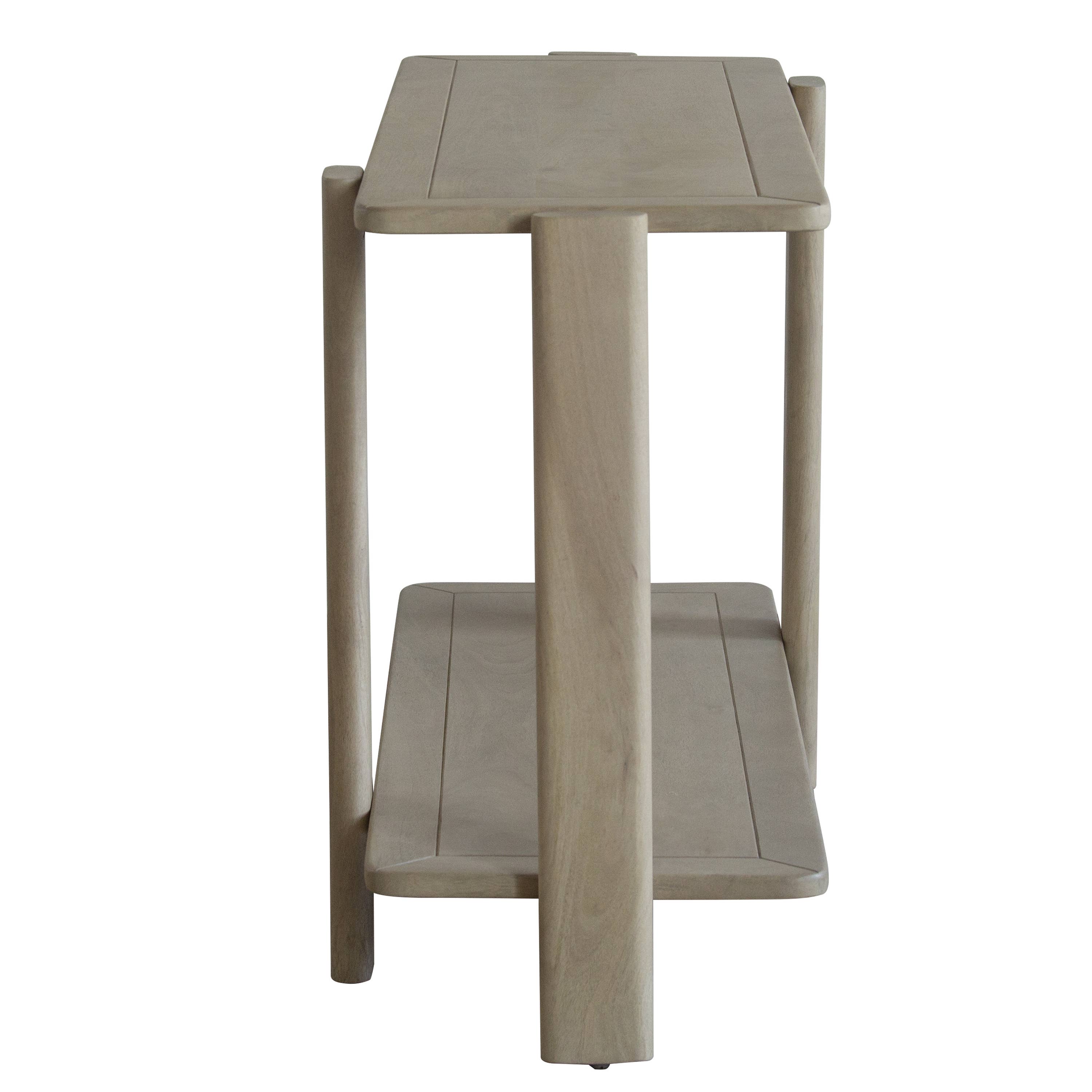 Mango Furniture Inc. - Wholesale Console Table - Ariah solid wood Console Table with shelf5