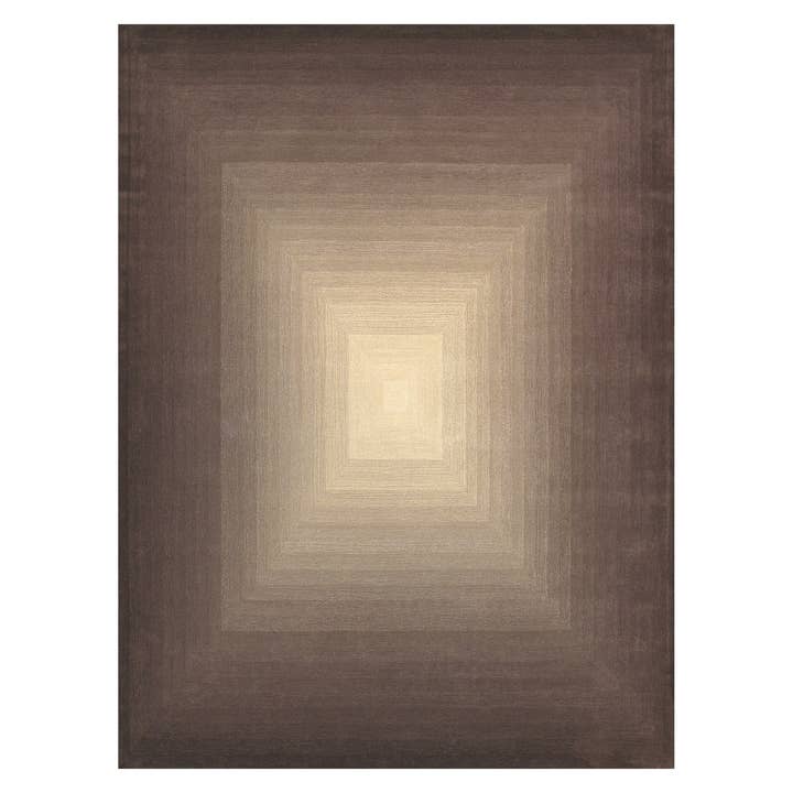 Rodeo Handgjord Ullmatta, Brun/Elfenben för wholesale av Canvello