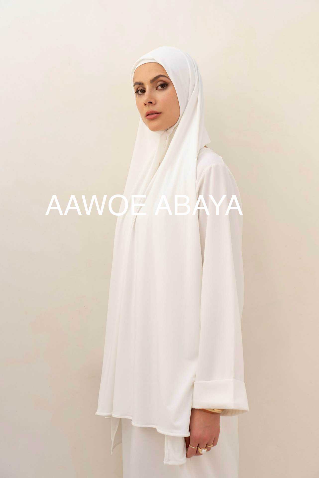 Aawoe Abaya - Wholesale Hijab - Women's - Elegant Long-Sleeve Shawl - 2484-HIJ1