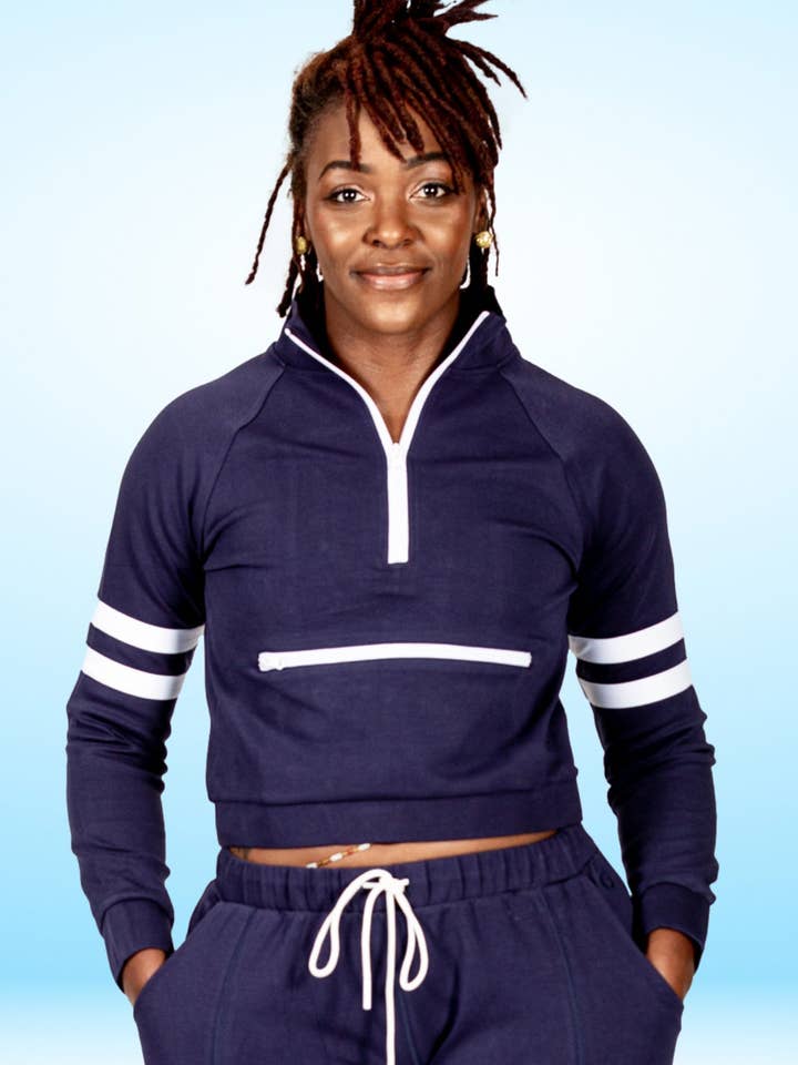 Veste de survêtement Vanity Blue pour la vente par GRRRL