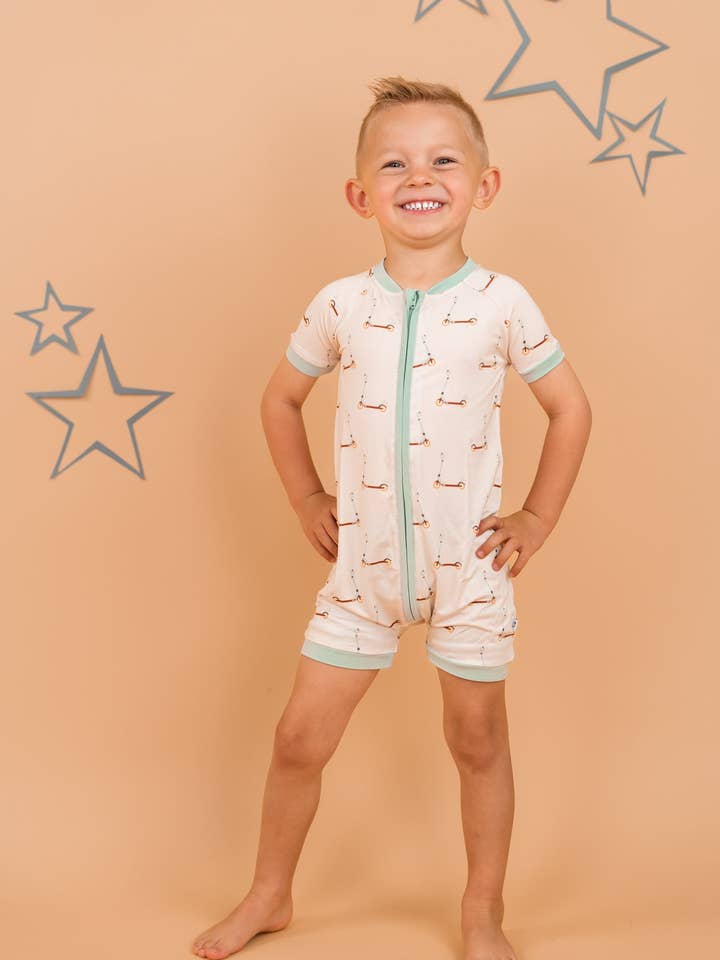 SCOOTER SQUAD DREAM SHORTIE for wholesale by Dream Big Little Co.