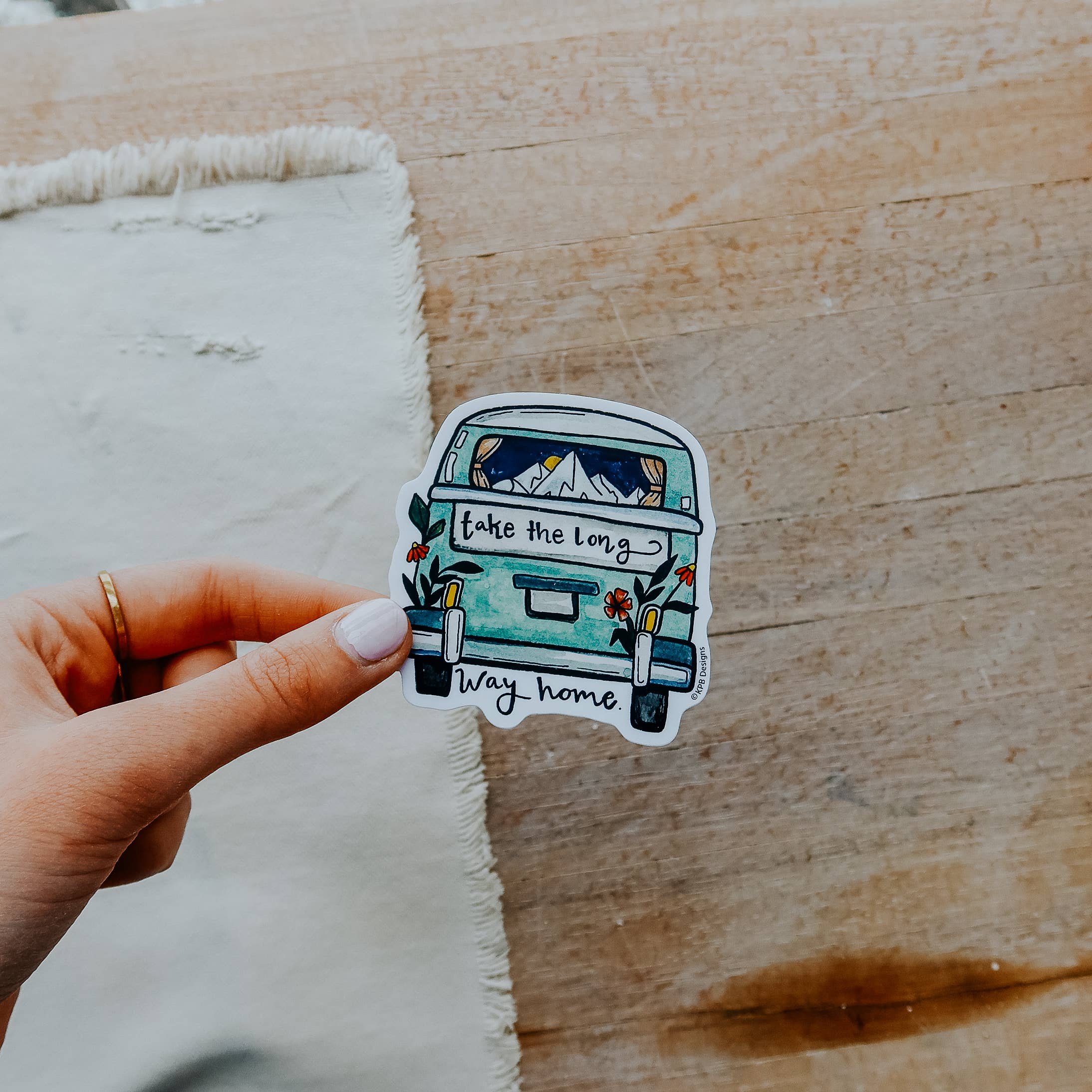 Sticker Girl - Wholesale Sticker - Long Way Home Van Vinyl Sticker