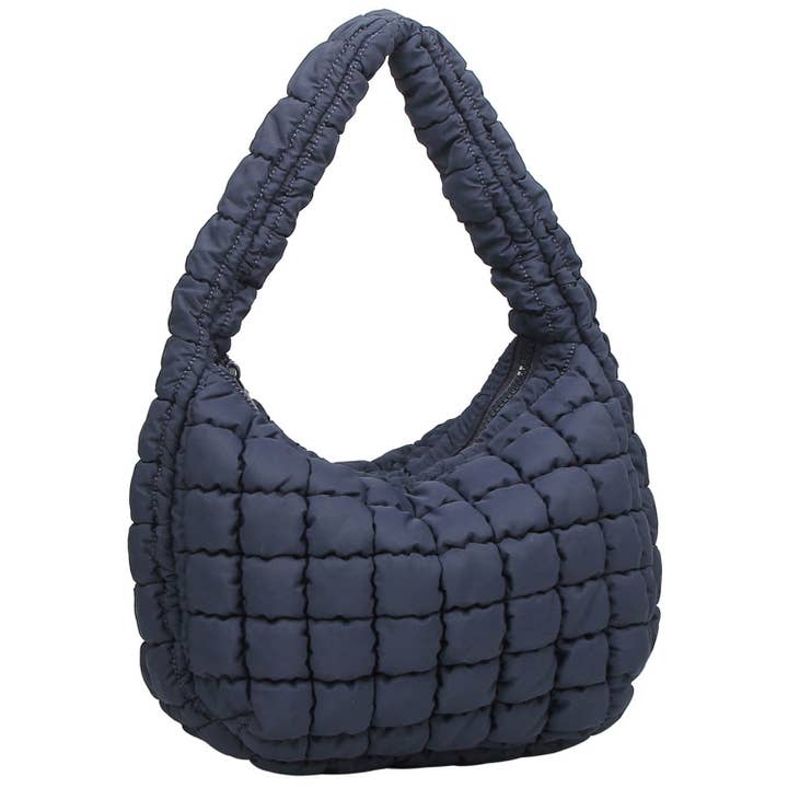 M&M HANDBAGS, LLC. - Wholesale Shoulder Bag - Women's - NQ131 Puffy Quilted Nylon Shoulder bag7
