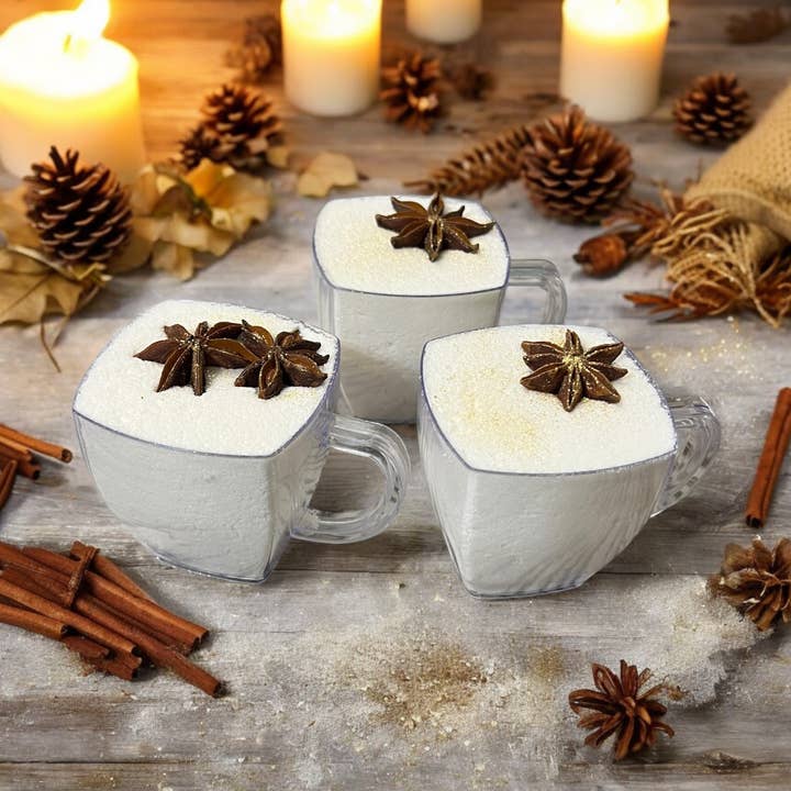 Vanilla Chai Latte Bath Bomb for wholesale by Southern Fleek Bath LLC