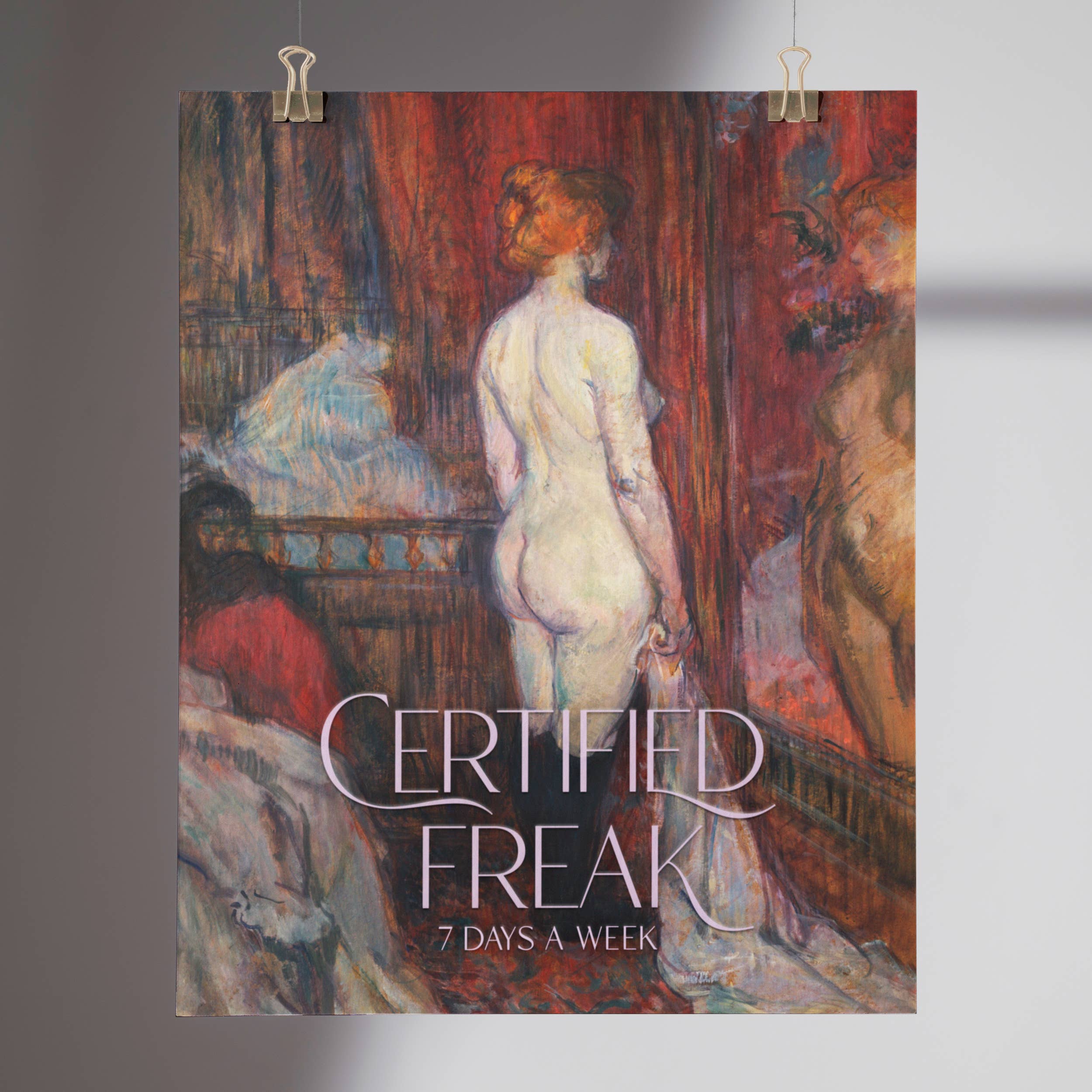 Typeset Studio - Wholesale Art Print - Certified Freak - Altered Classic Art Print2