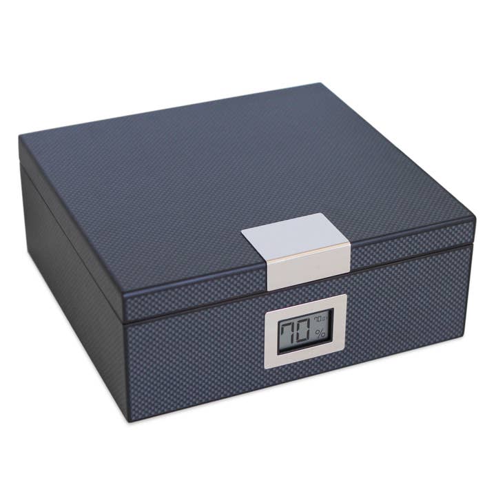 Case Elegance – Großhandel Humidor/Zigarrenzubehör – Kingston Kohlefaser-Humidor