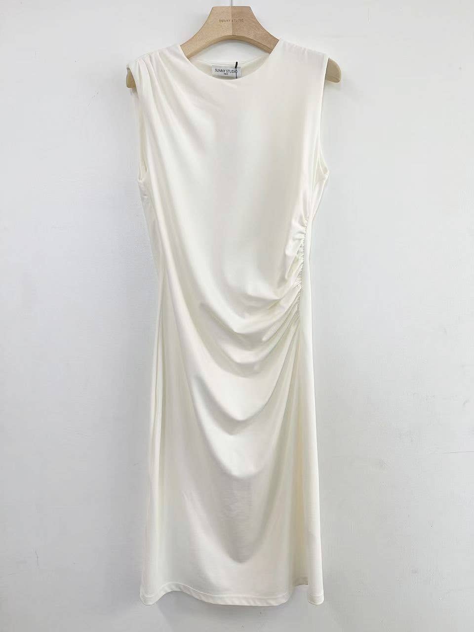 SUNNY STUDIO - Wholesale Dress - Women's - Elegant dress with side drape