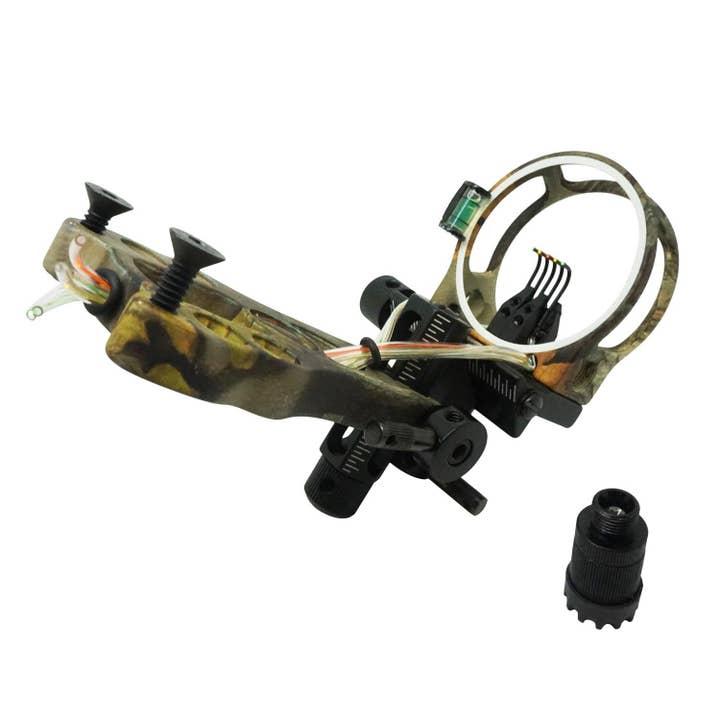 Safari Choice Archery 5-Pin Matt Anodize Boogvizier, Camouflage voor wholesale door Scuba Choice
