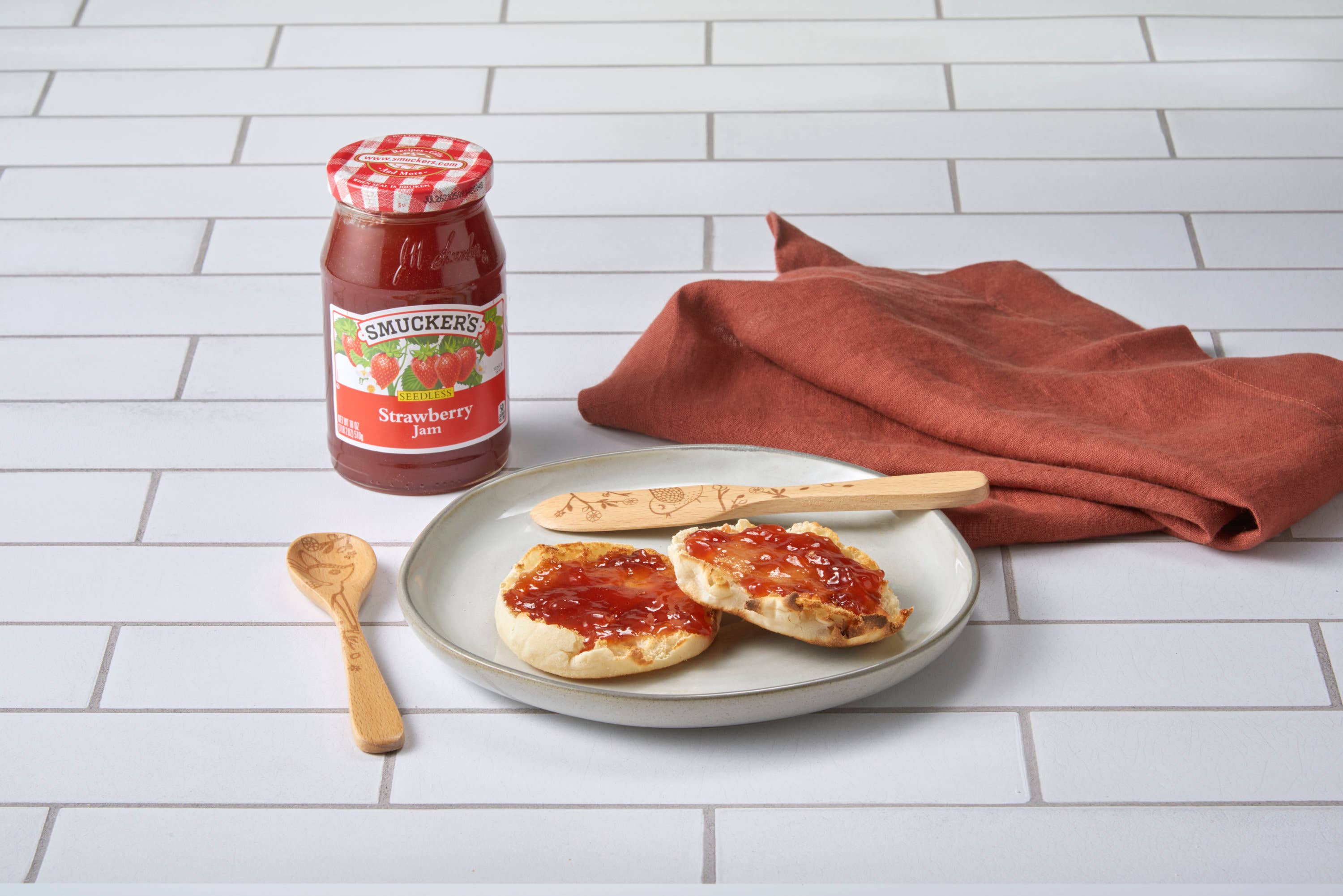 TALISMAN DESIGNS – wholesale Kökssked – Woodland Jam Sked & Bredkniv Set2